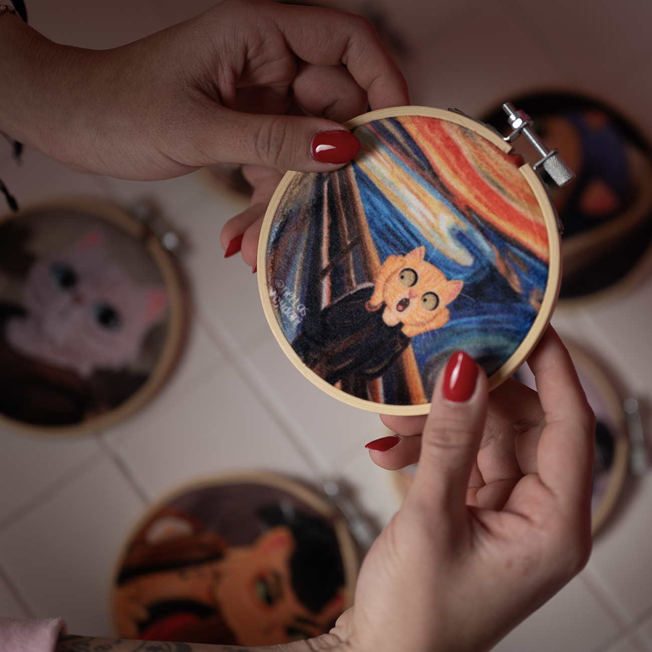 Bastidores decorativos - Michis del arte