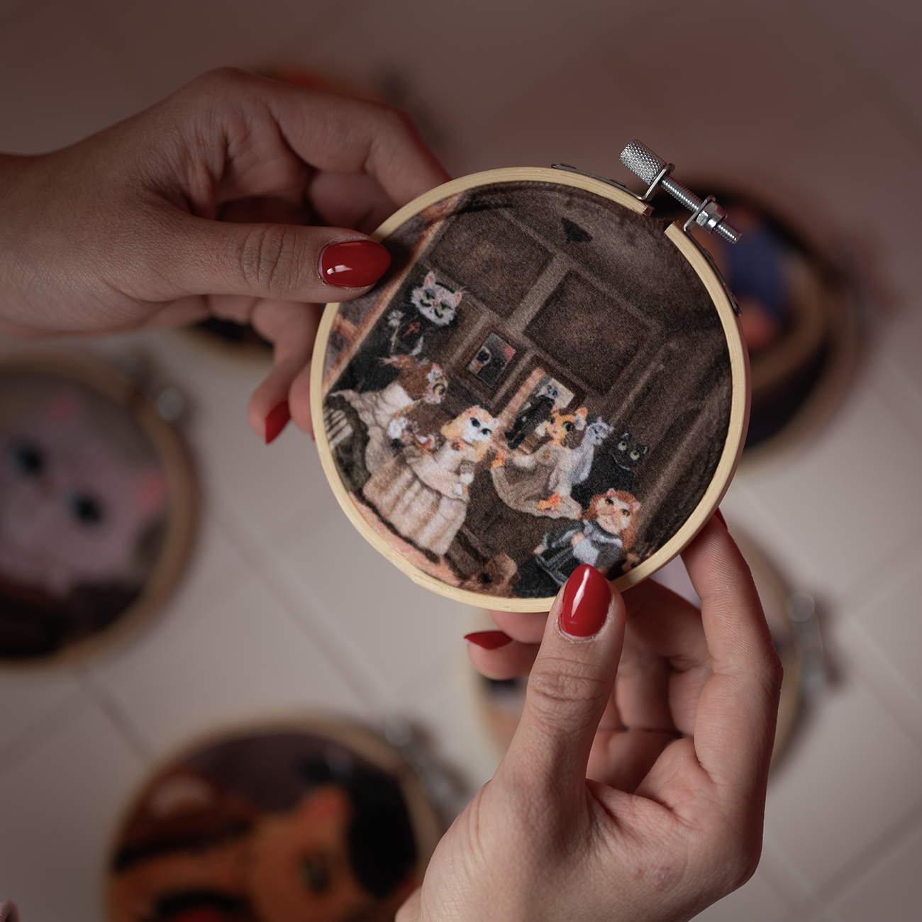 Bastidores decorativos - Michis del arte