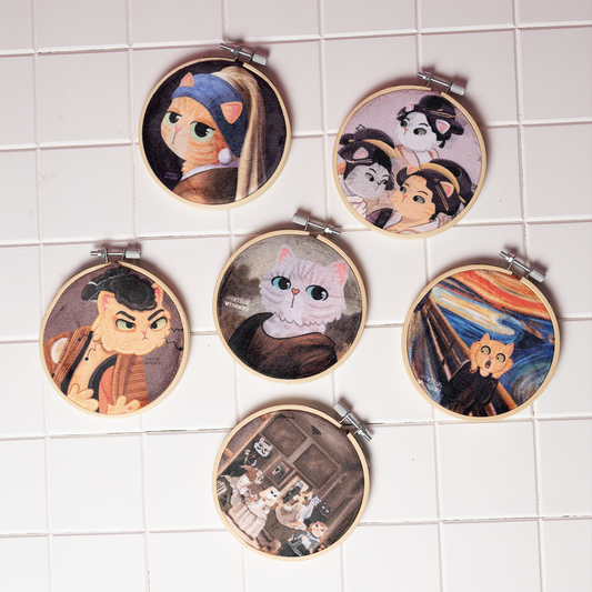 Bastidores decorativos - Michis del arte